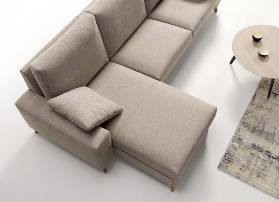 Sofá con chaislongue  