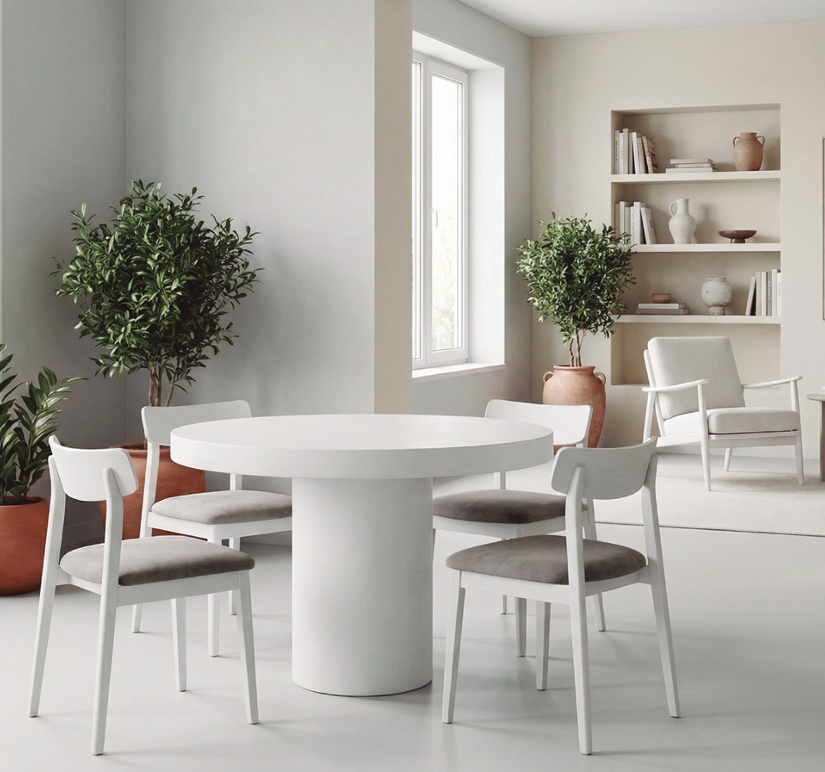 Mesa Comedor Microcemento 