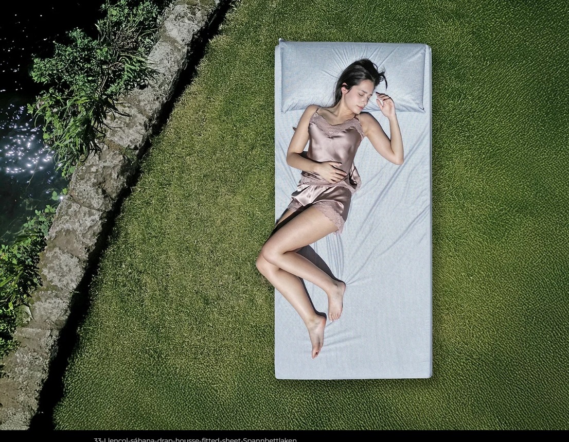 Sábana ajustable Fresca / Impermeable /Antibacteriana de 150x190cm 