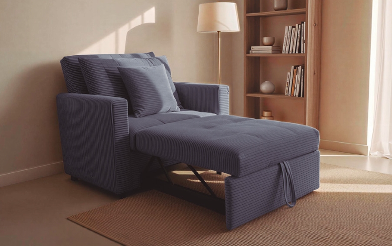 Sillón Cama Diván tapizado 
